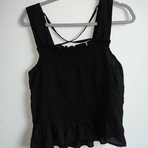 black crop top